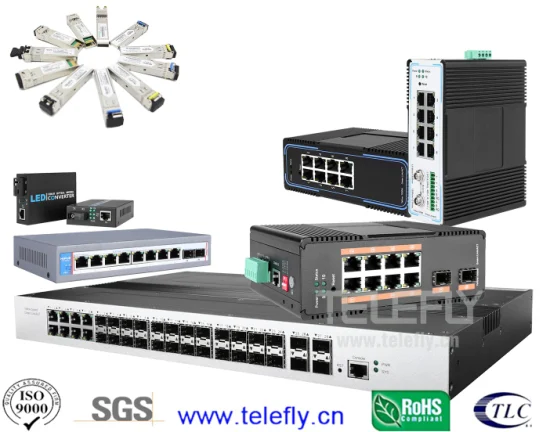 25km 10/100m Sc Dual OEM Optical Fiber Media Converter